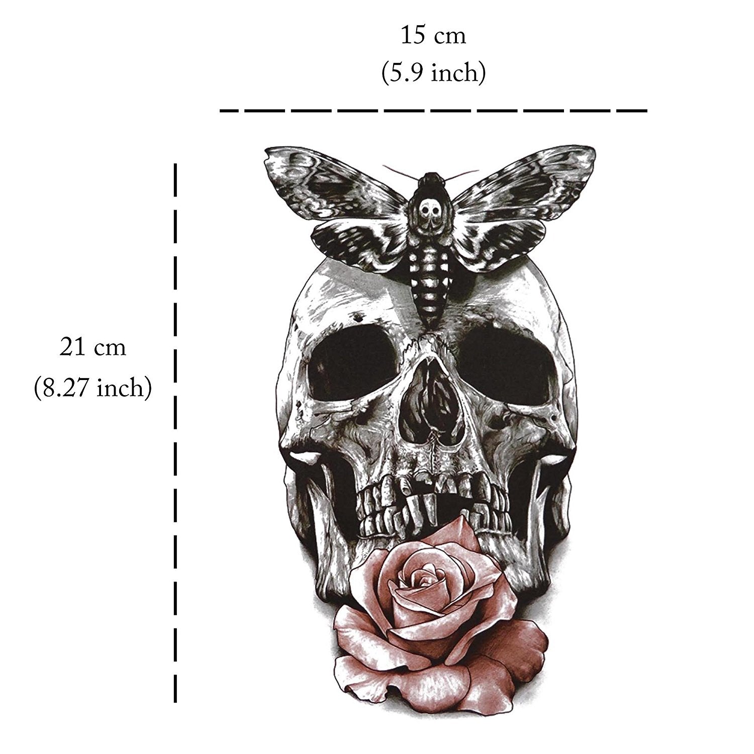 skulls and roses tattoos